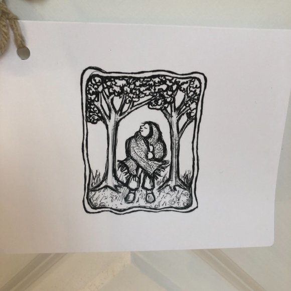 π SOLD! NWT! HANDMADE Crocheted Women's Shawl Wrap Gift with Heartfelt Blessing - Picture 12 of 14